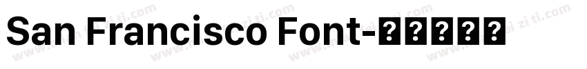 San Francisco Font字体转换